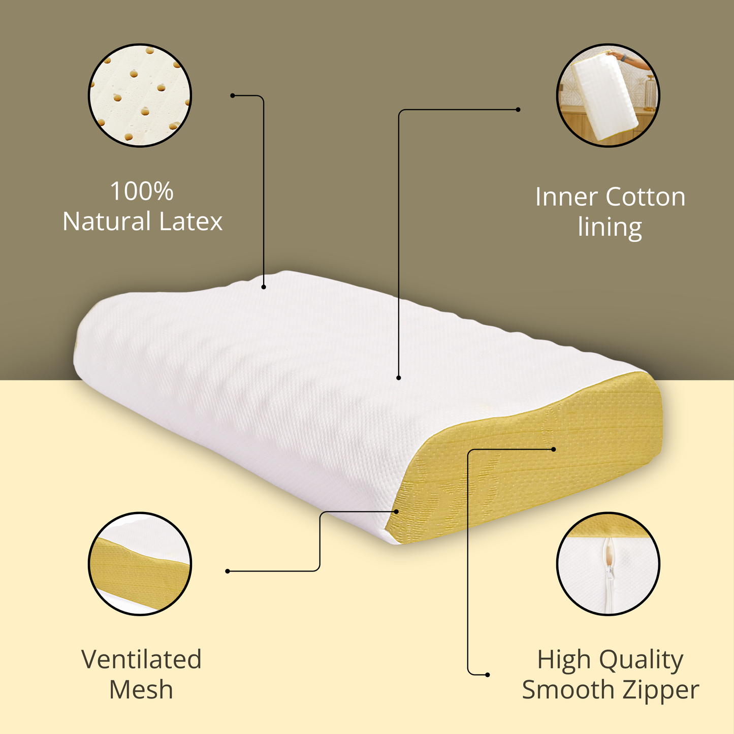 Latex Contour Pillow